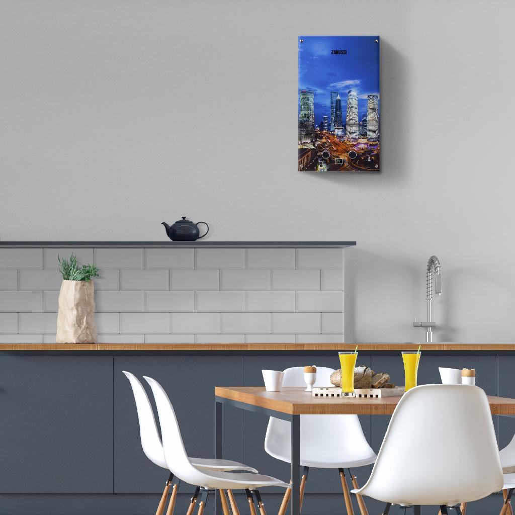 картинка Колонка газовая Zanussi GWH 10 Fonte Glass Metropoli от ООО «Строительный крепеж»