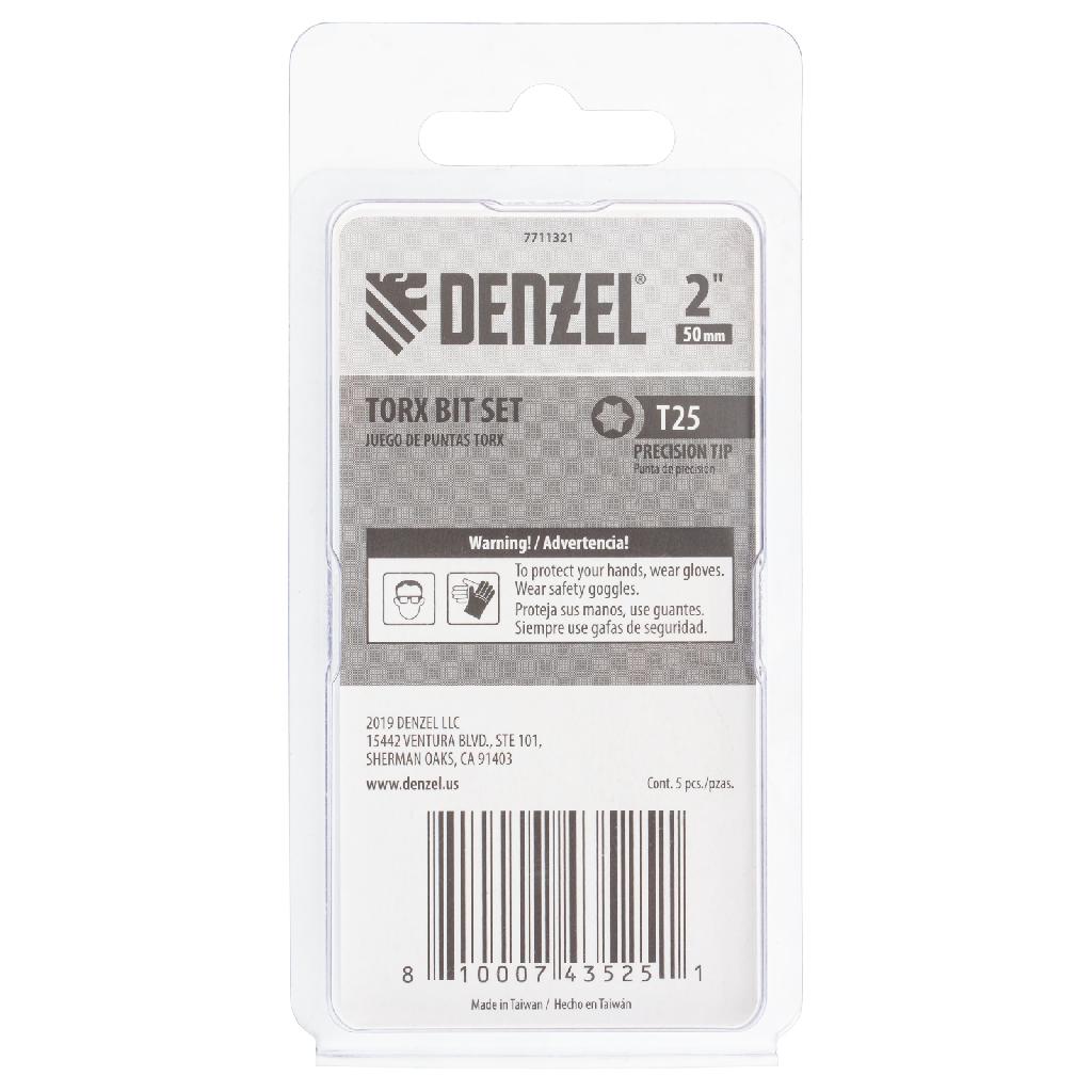 картинка Бита T25x50, 5 шт. Denzel от ООО "Строительный Крепеж"