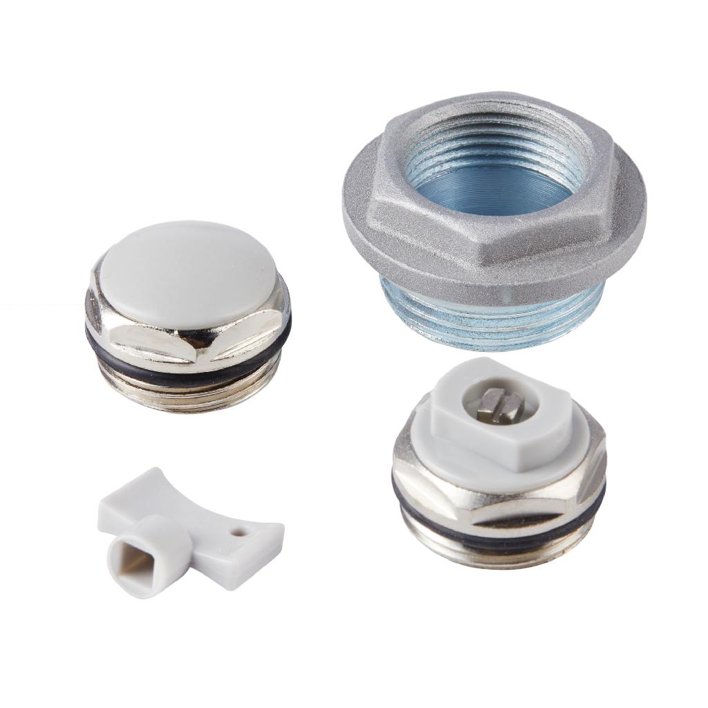 картинка Набор присоединительный Royal Thermo 3/4'' silver от ООО «Строительный крепеж»