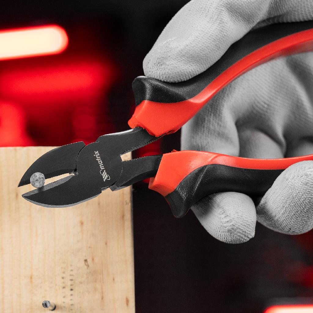картинка Бокорезы Black Nickel, 160 мм, двухкомпонентные рукоятки Matrix от ООО "Строительный Крепеж"