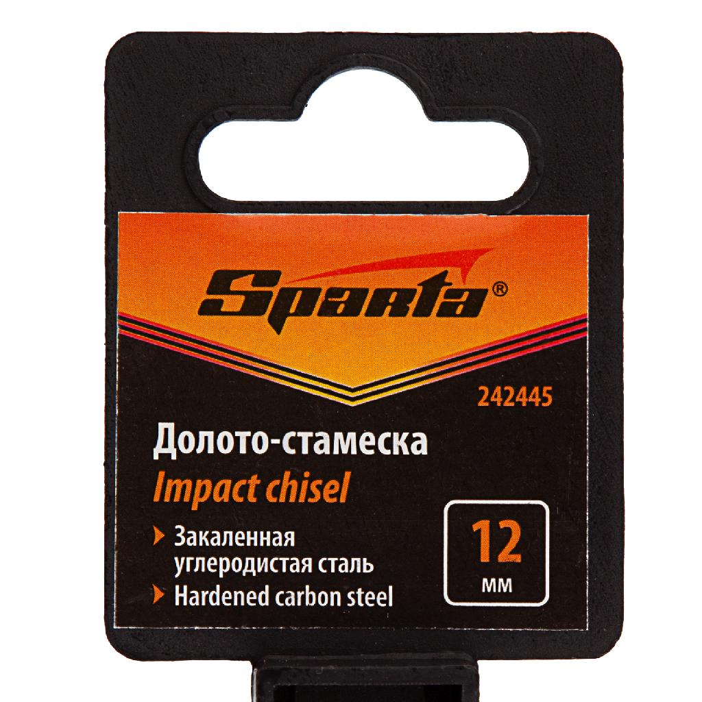 картинка Долото-стамеска 12 мм, деревянная рукоятка Sparta от ООО "Строительный Крепеж"