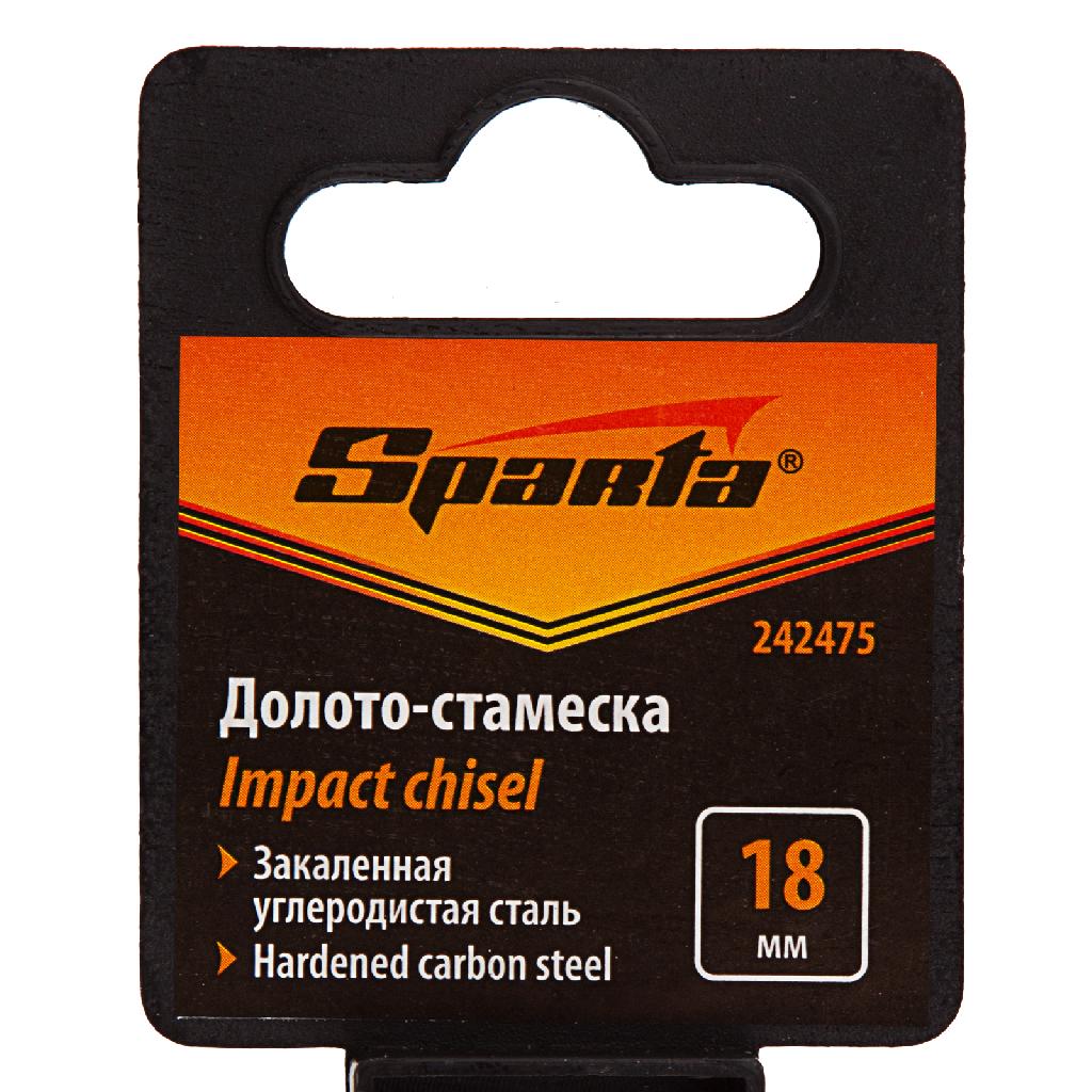 картинка Долото-стамеска 18 мм, деревянная рукоятка Sparta от ООО "Строительный Крепеж"