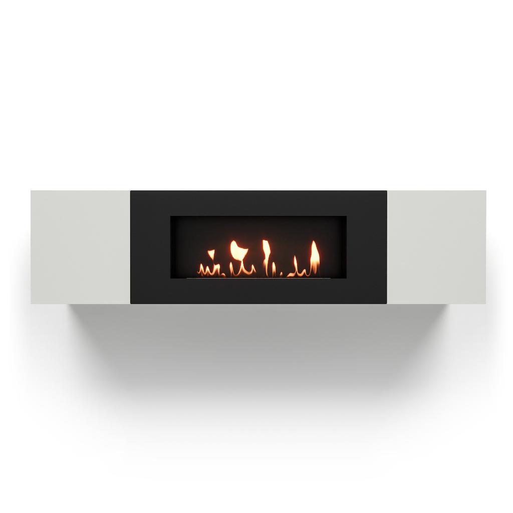 картинка Тумба с биокамином Firelight BFP-P1600 белая от ООО «Строительный крепеж»