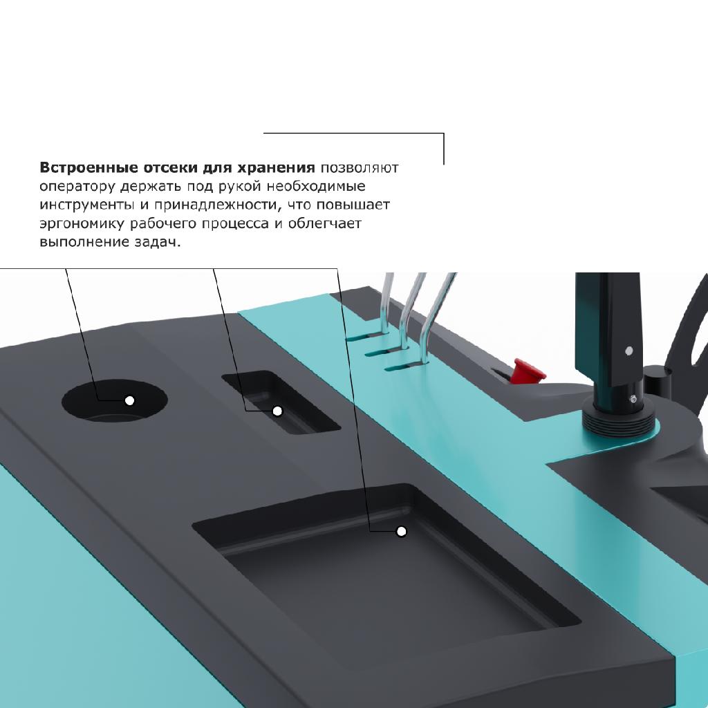 картинка Штабелер с выдвижной мачтой (мини-ричтрак) PROLIFT PRO MRV 2045 от ООО «Строительный крепеж»