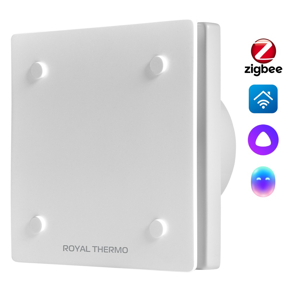 картинка Вентилятор вытяжной Royal Thermo RAFC 100 White от ООО «Строительный крепеж»