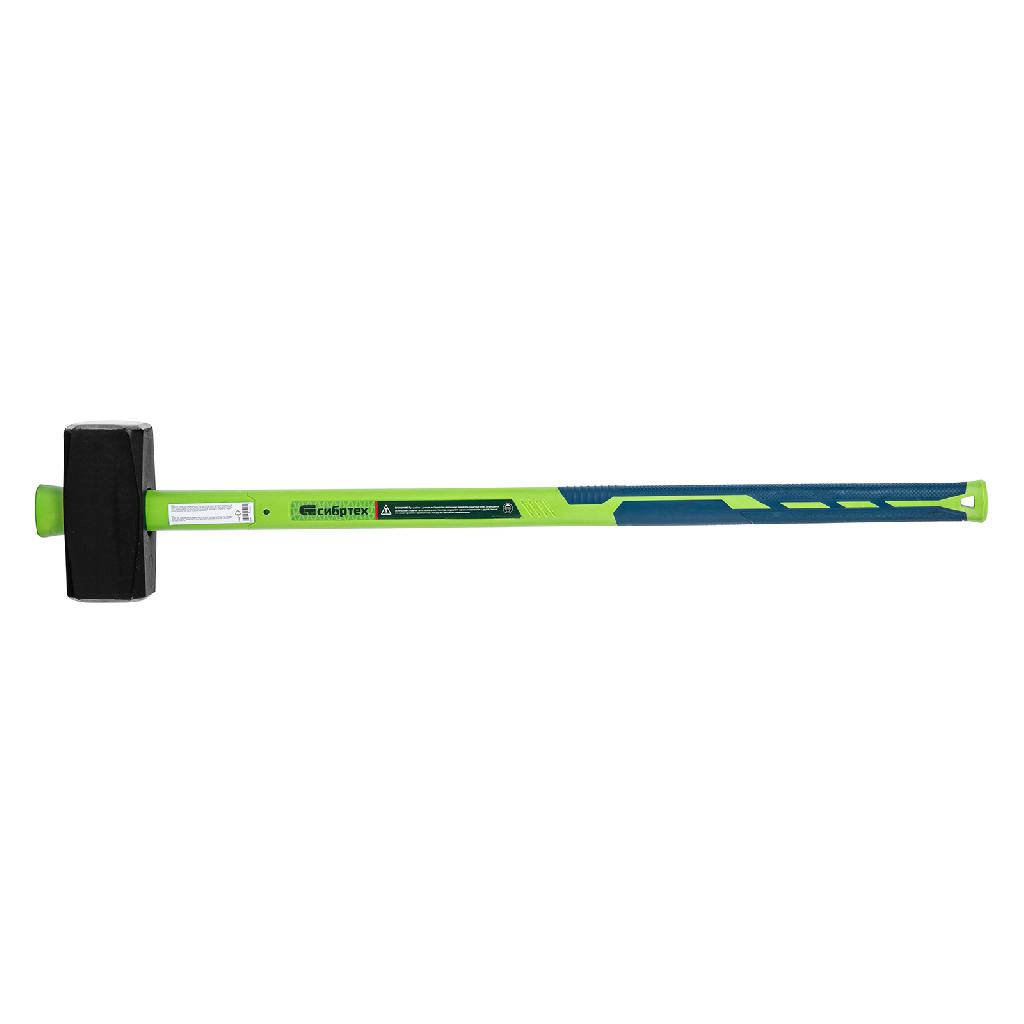 картинка Кувалда, 7000 г, фибергласовая обрезиненная рукоятка// Сибртех от ООО "Строительный Крепеж"