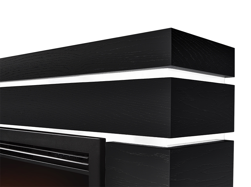 картинка Портал Firelight Moderno 25 шпон чёрный дуб от ООО «Строительный крепеж»