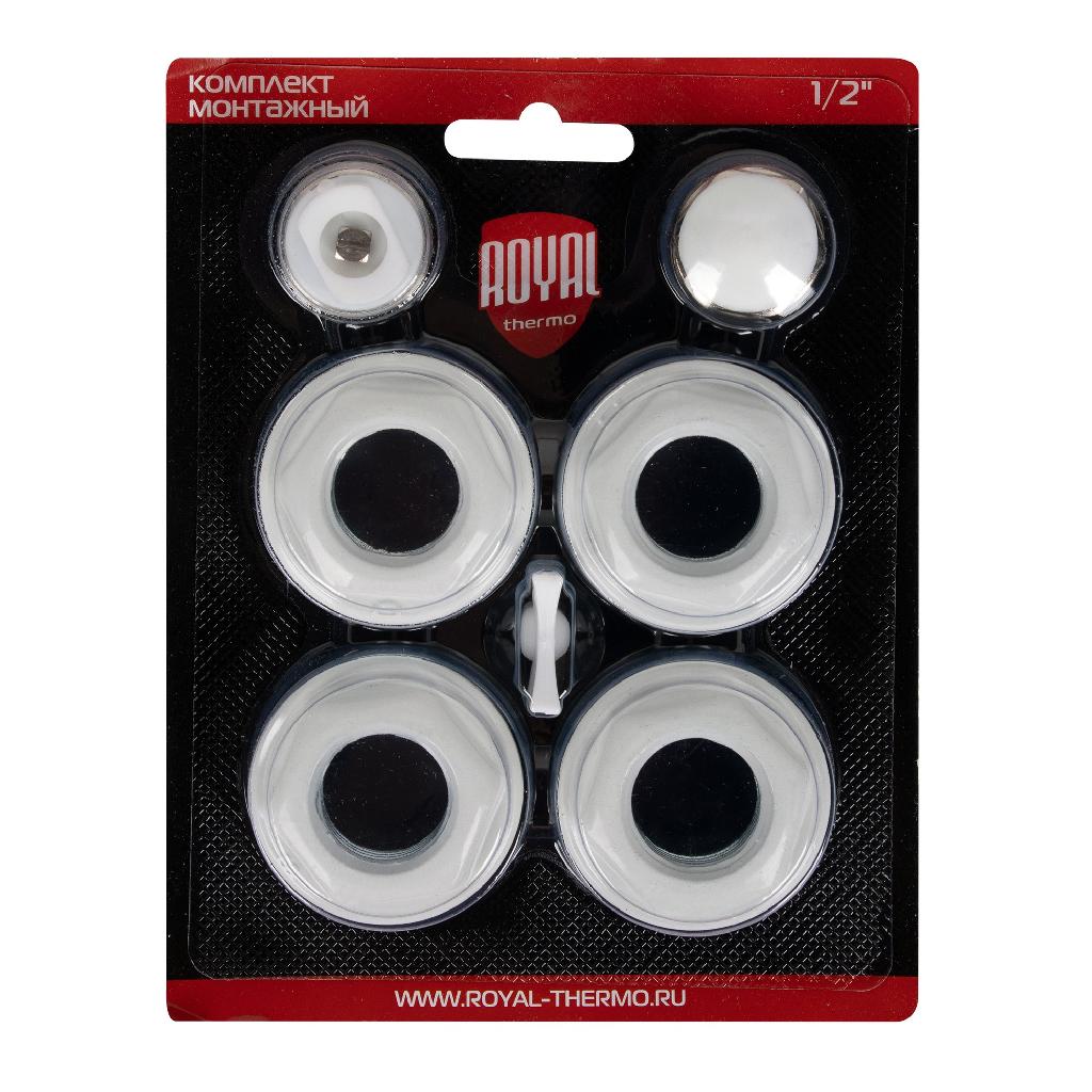 картинка Комплект монтажный Royal Thermo 1”х 1/2" белый от ООО «Строительный крепеж»