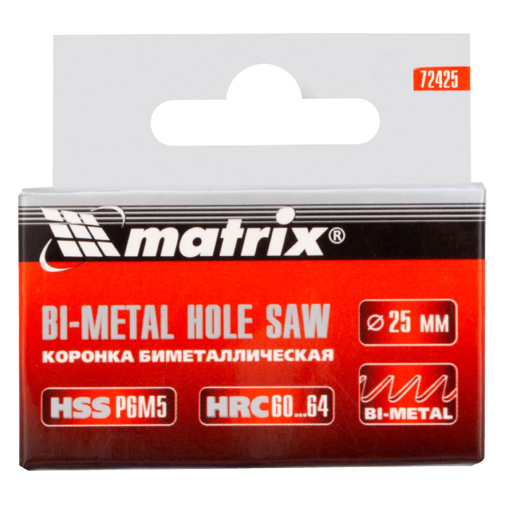 картинка Коронка Bimetal, 25 мм Matrix от ООО "Строительный Крепеж"