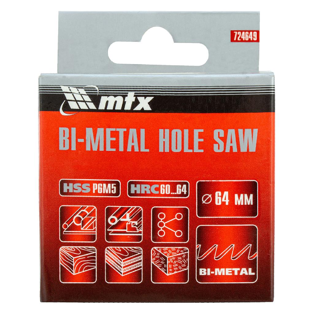 картинка Коронка Bimetal, 64 мм Matrix от ООО "Строительный Крепеж"