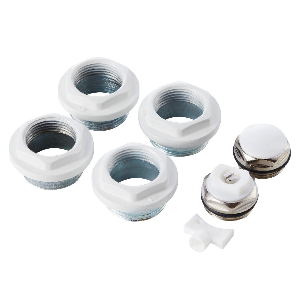 картинка Набор присоединительный Royal Thermo 3/4'' white от ООО «Строительный крепеж»