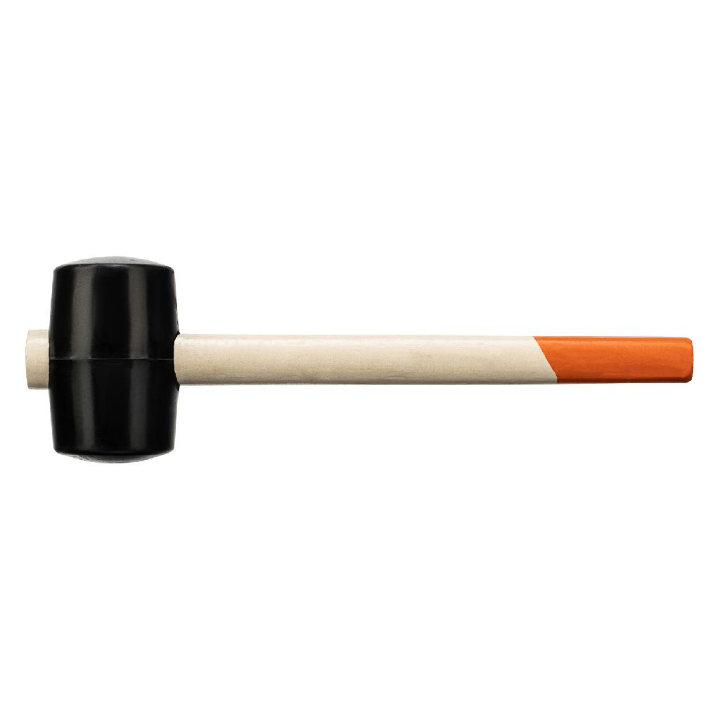 картинка Киянка резиновая, 450 г, черная резина, деревянная рукоятка Sparta от ООО "Строительный Крепеж"