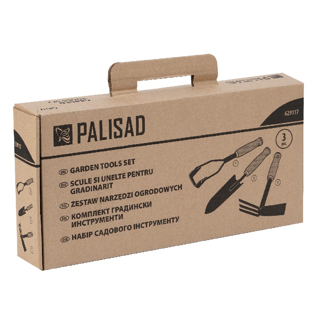 картинка Набор садового инструмента, деревянные рукоятки, 3 предмета Palisad от ООО «Строительный крепеж»