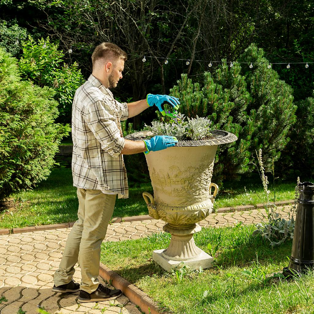 картинка Секатор цветочный, 220 мм, двухкомпонентные рукоятки, Palisad от ООО «Строительный крепеж»