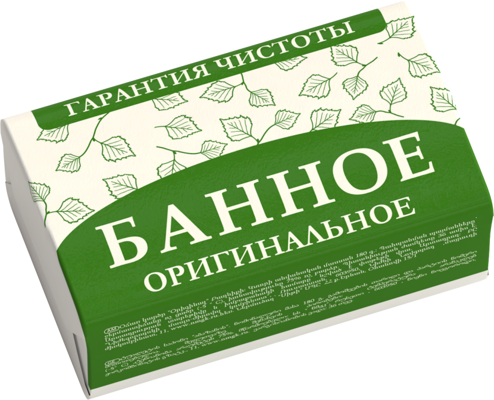 картинка Мыло оригинальное Банное, 180 г, НМЖК от ООО "Строительный Крепеж"