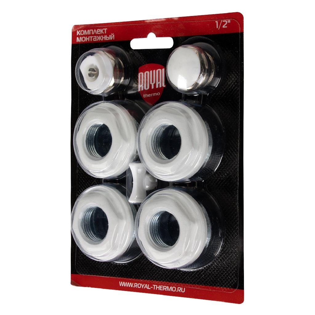 картинка Комплект монтажный Royal Thermo 1”х 1/2" белый от ООО «Строительный крепеж»