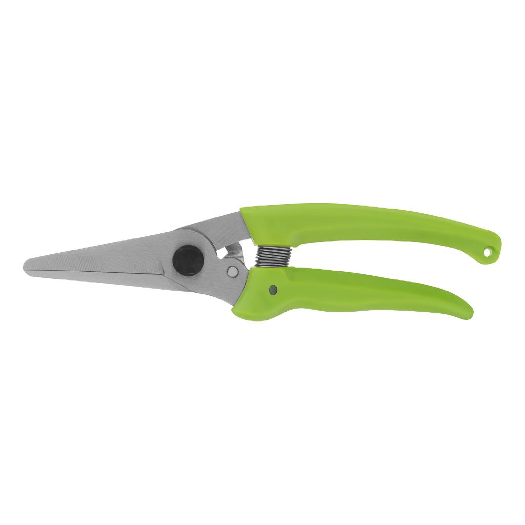 картинка Секатор цветочный, 205 мм, пластиковые рукоятки, Сибртех от ООО «Строительный крепеж»