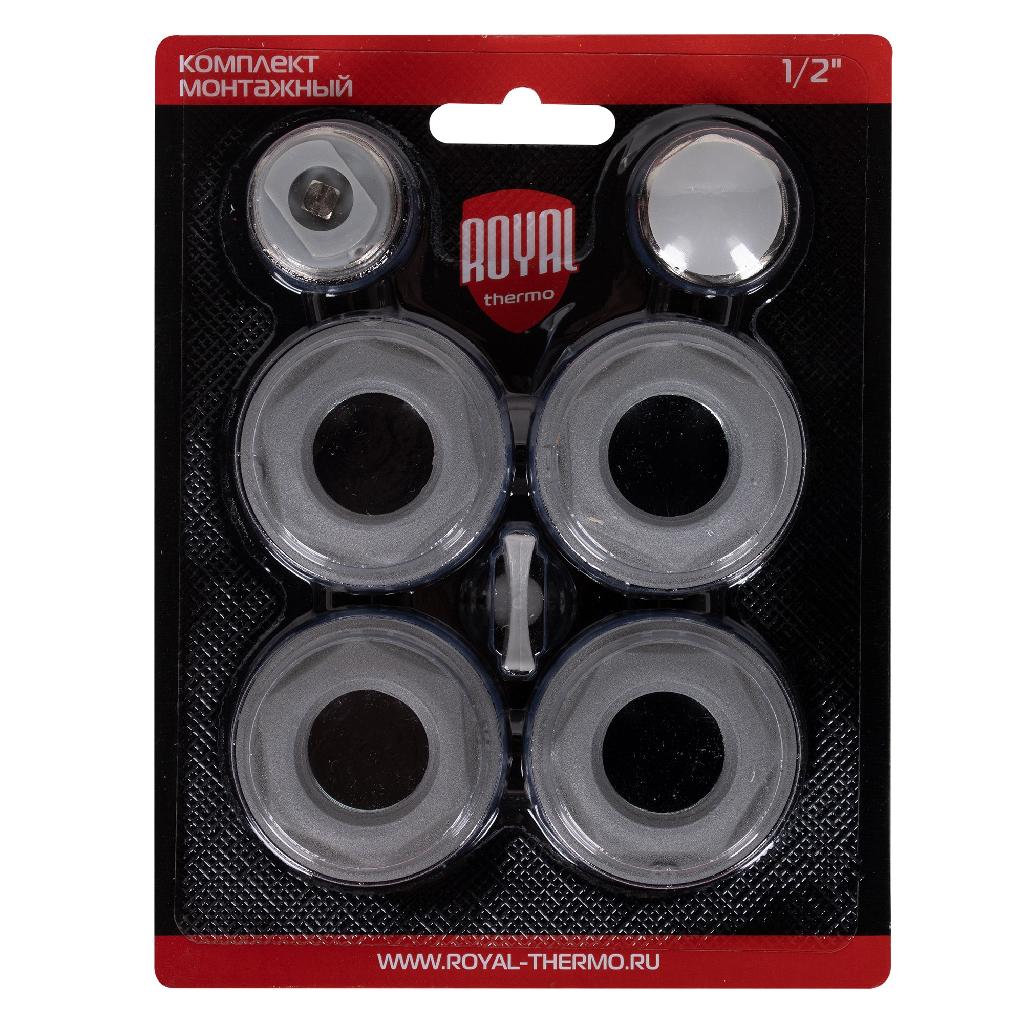 картинка Комплект монтажный Royal Thermo 1”х 1/2" серебристый от ООО «Строительный крепеж»