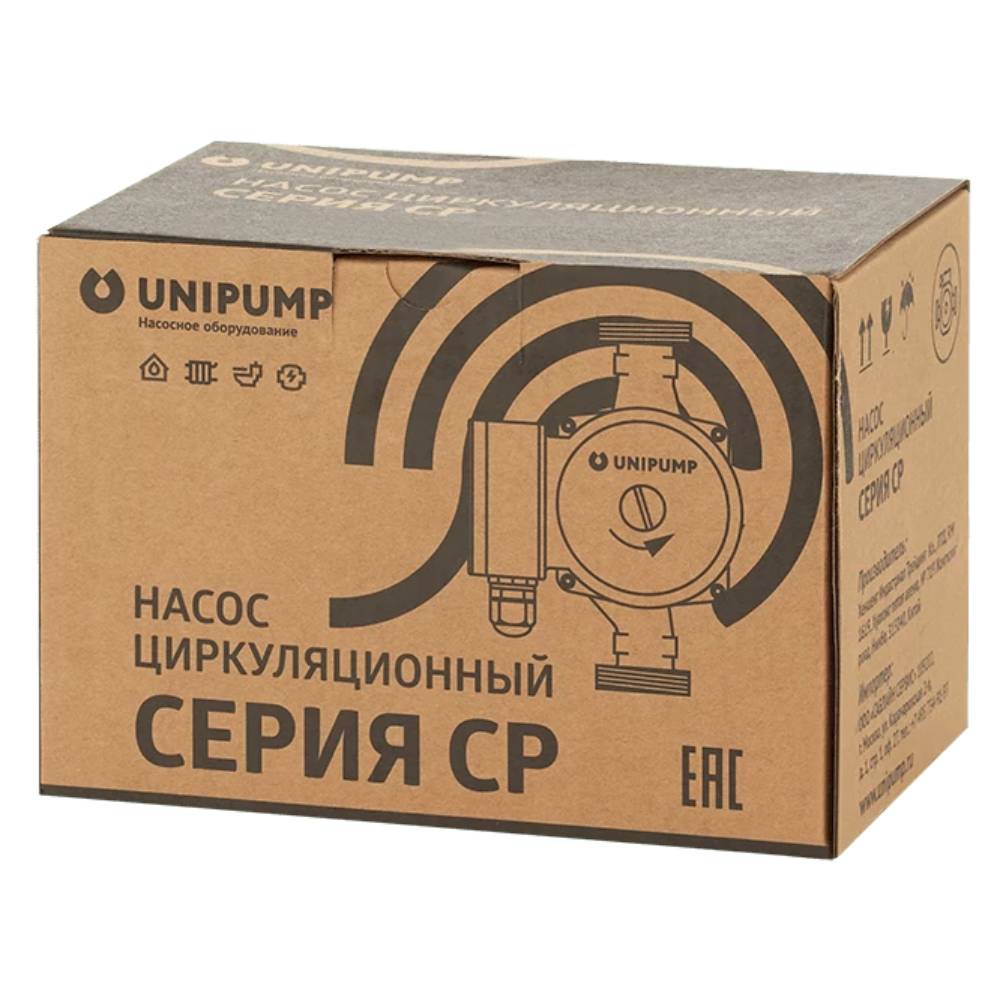 картинка Насос UNIPUMP циркуляционный CP 25-40 180 от ООО «Строительный крепеж»