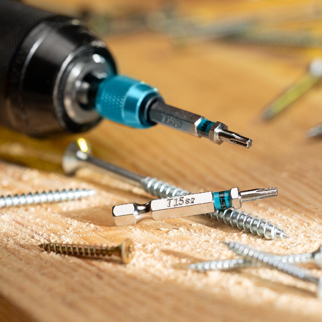 картинка Бита Torx 15х50мм, сталь S2, шестигр., 2 шт. Gross от ООО "Строительный Крепеж"