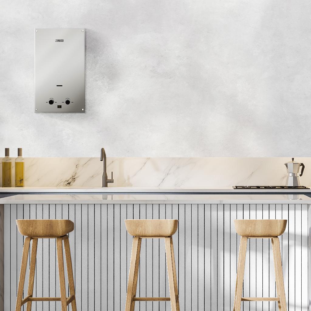 картинка Колонка газовая Zanussi GWH 10 Fonte Glass Mirror от ООО «Строительный крепеж»