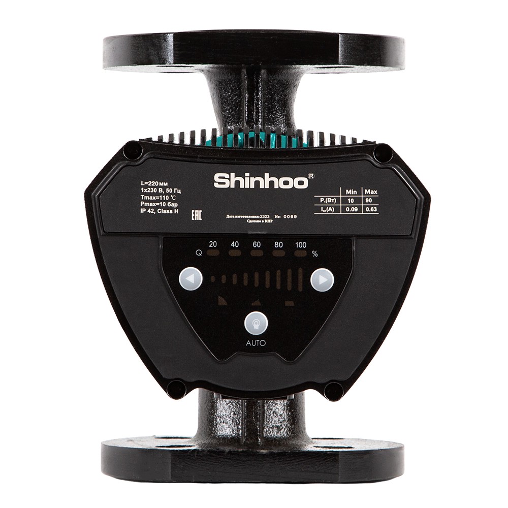 картинка Насос циркуляционный Shinhoo MEGA 40-6F от ООО «Строительный крепеж»