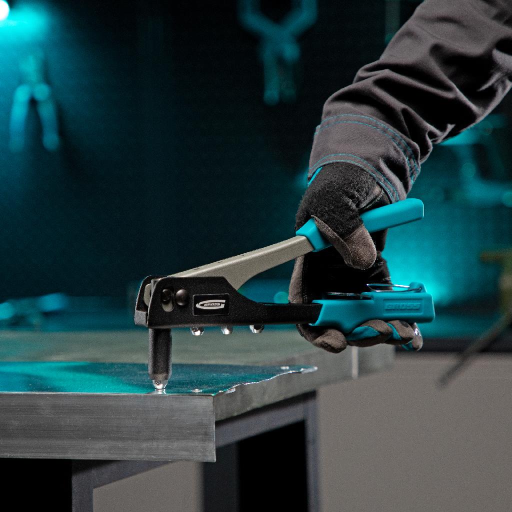 картинка Заклепочник 258 мм, заклепки 2.4-4.8 мм Gross от ООО "Строительный Крепеж"
