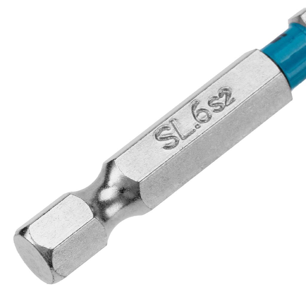 картинка Бита SL6,0х50мм, сталь S2, шестигр., 10 шт. Gross от ООО "Строительный Крепеж"