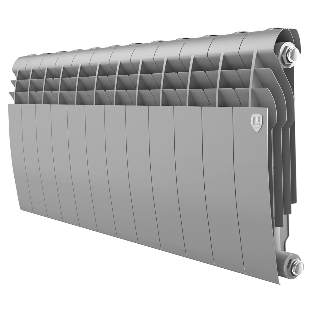 картинка Радиатор Royal Thermo BiLiner 350 /Silver Satin - 12 секц. от ООО «Строительный крепеж»