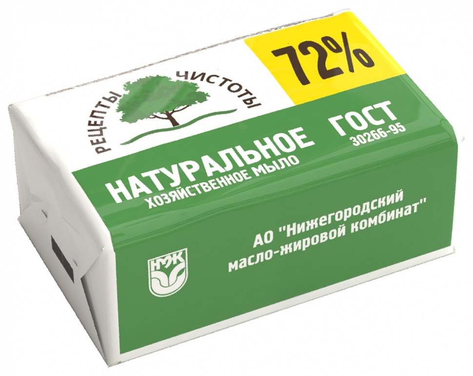 картинка Мыло хозяйственное, 72%, 200 гр, НМЖК от ООО "Строительный Крепеж"