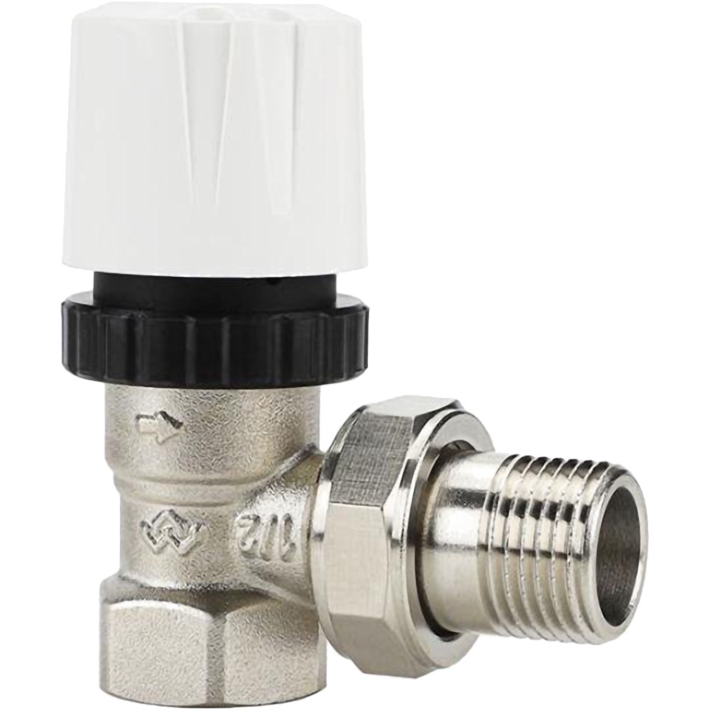 картинка Клапан радиаторный VARMEGA 1/2" термостатический угловой VM10401 от ООО «Строительный крепеж»