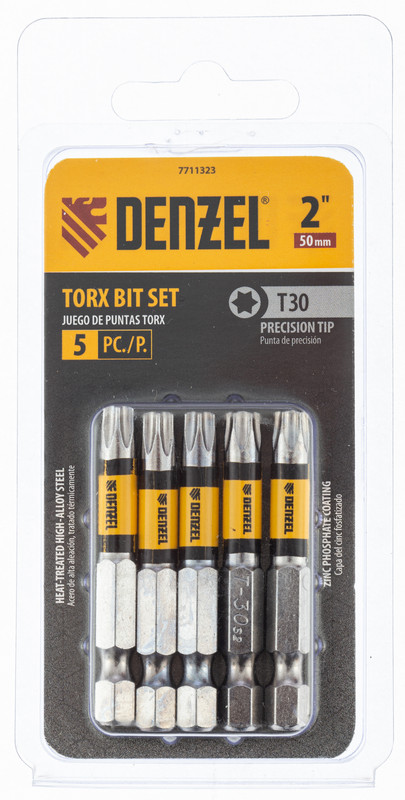 картинка Бита T30x50, 5 шт. Denzel от ООО "Строительный Крепеж"