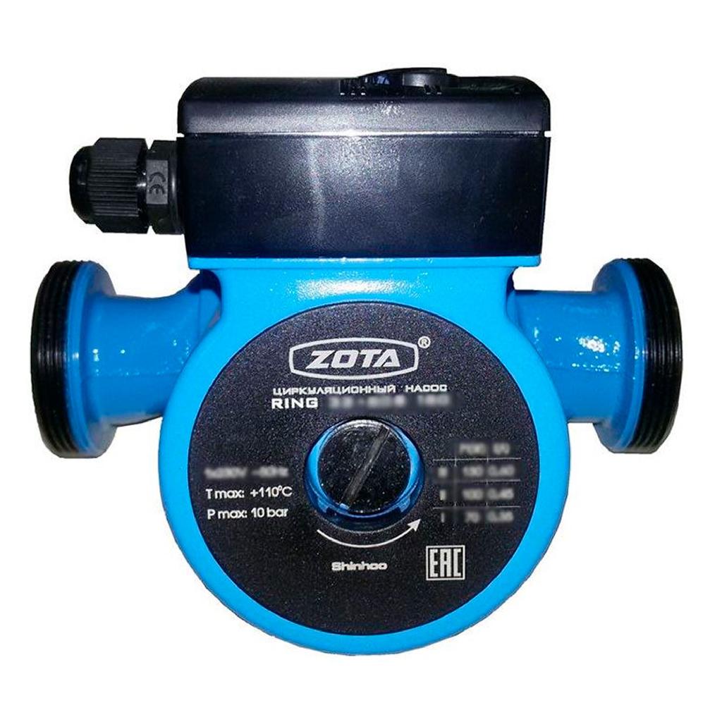 картинка Насос циркуляционный ZOTA RING 32/80 S 180 с гайками от ООО «Строительный крепеж»