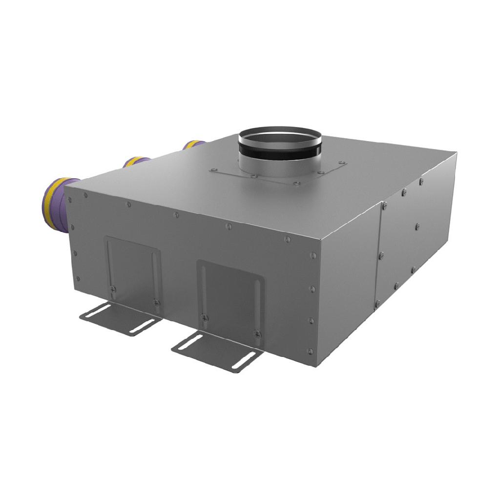 картинка Коллектор PROVENT металлический на 6 выходов KV 125/75x6 от ООО «Строительный крепеж»