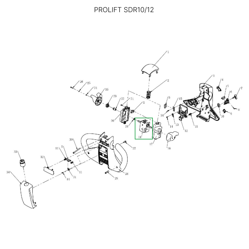 картинка Потенциометр для самоходных штабелеров SDR-S/SDR/SDK от ООО «Строительный крепеж»
