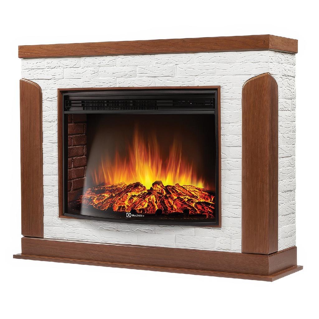 картинка Портал Firelight Prestigio 30 камень белый, шпон дуб от ООО «Строительный крепеж»
