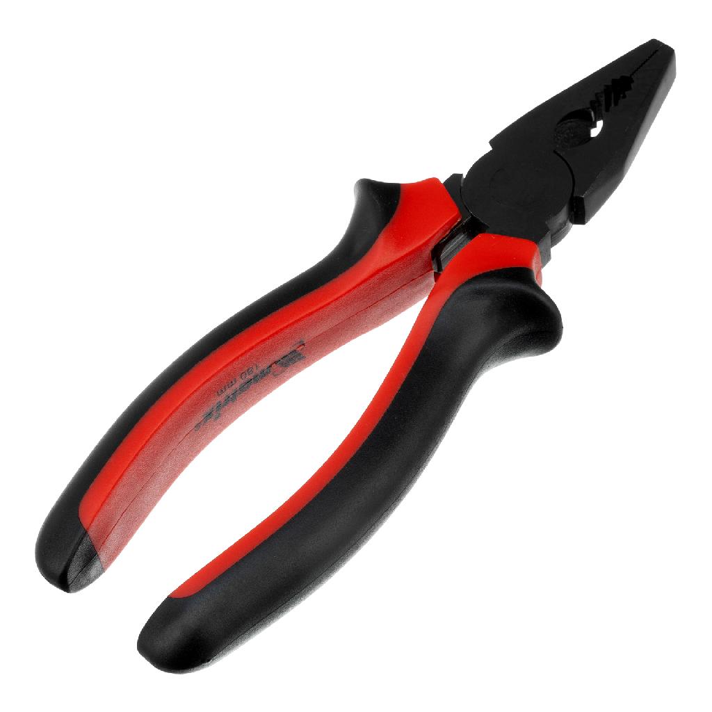 картинка Плоскогубцы комбинированные Black Nickel, 180 мм, двухкомпонентные рукоятки Matrix от ООО "Строительный Крепеж"