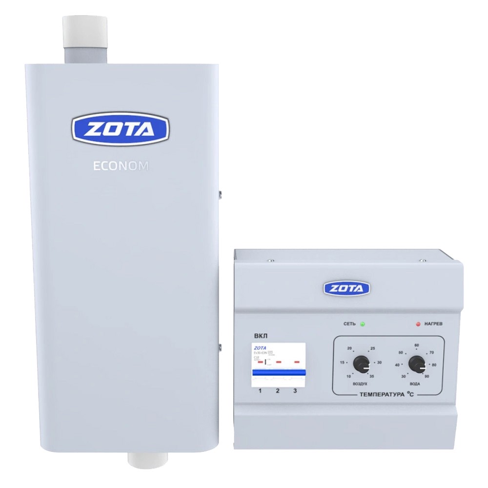 картинка Котел электрический ZOTA Econom 4,5 кВт (220В) от ООО «Строительный крепеж»