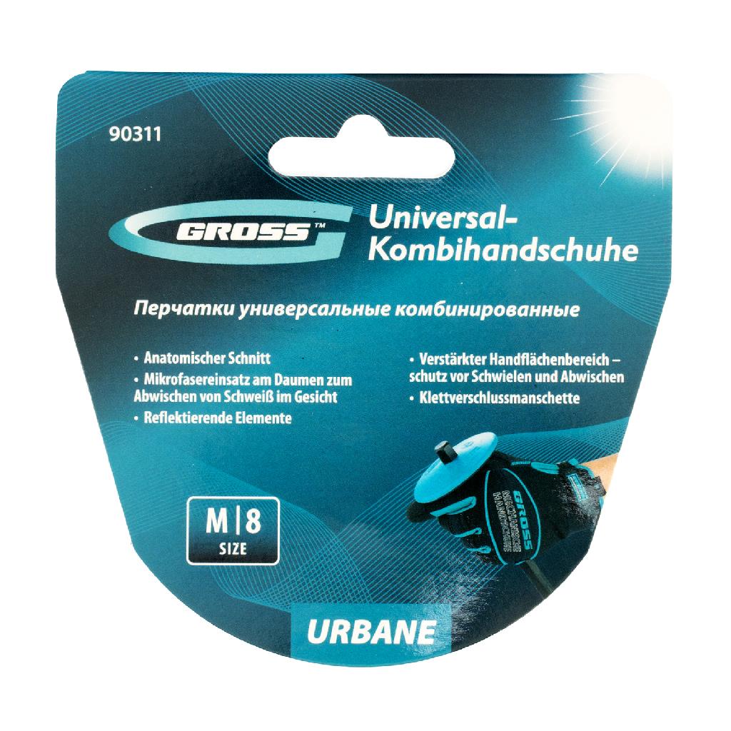 картинка Перчатки универсальные комбинированные, URBANE, размер M (8) Gross от ООО «Строительный крепеж»
