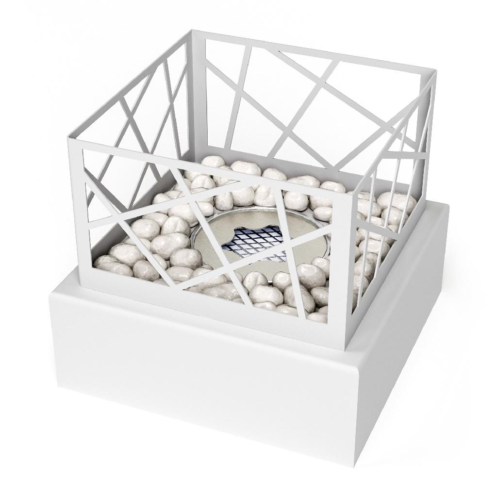 картинка Биокамин Firelight BFP-T185BFW Bonfire White от ООО «Строительный крепеж»