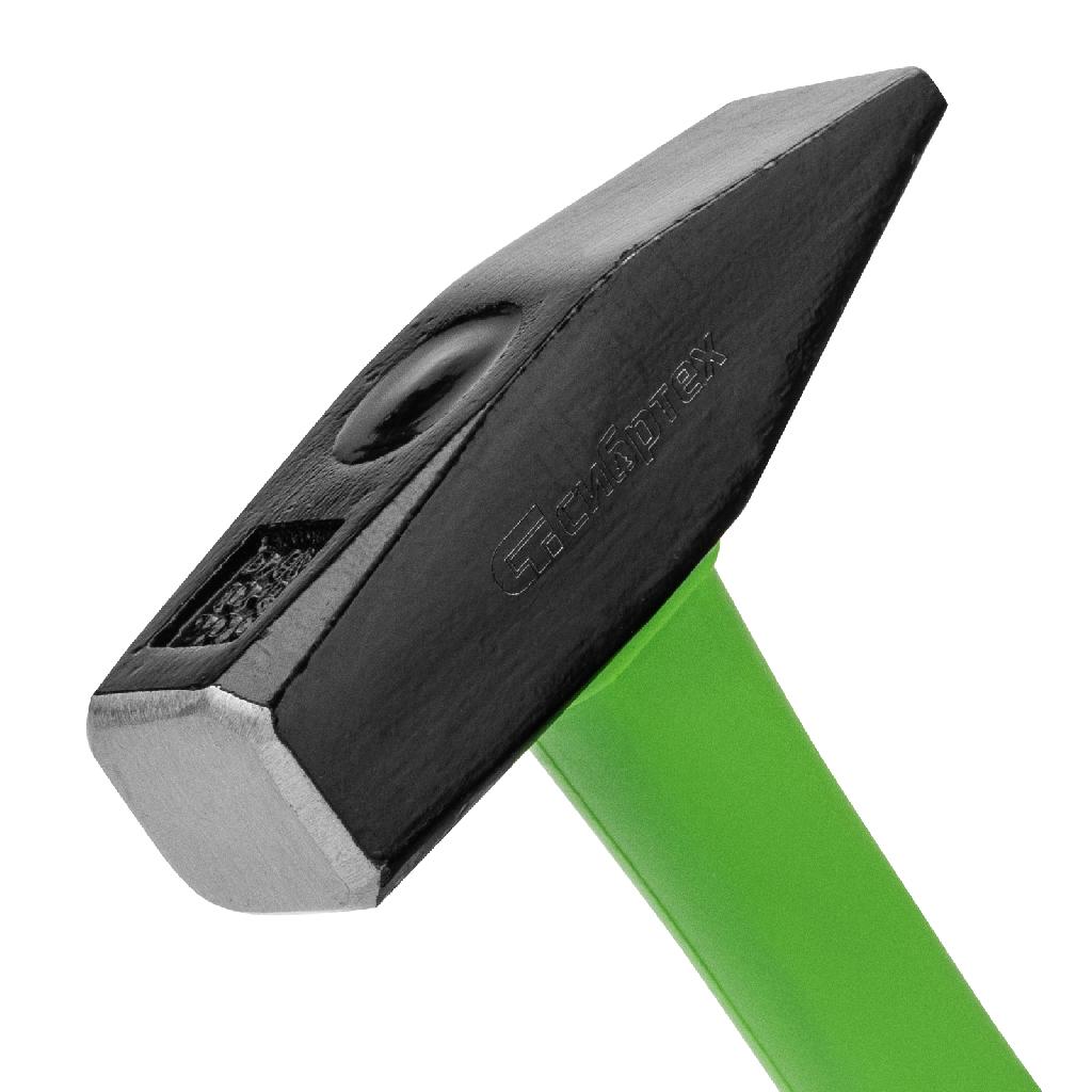 картинка Молоток слесарный, 800 г, фибергласовая обрезиненная рукоятка Сибртех от ООО "Строительный Крепеж"