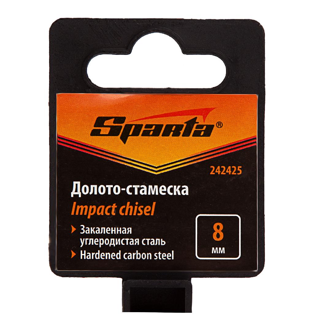 картинка Долото-стамеска 8 мм, деревянная рукоятка Sparta от ООО "Строительный Крепеж"