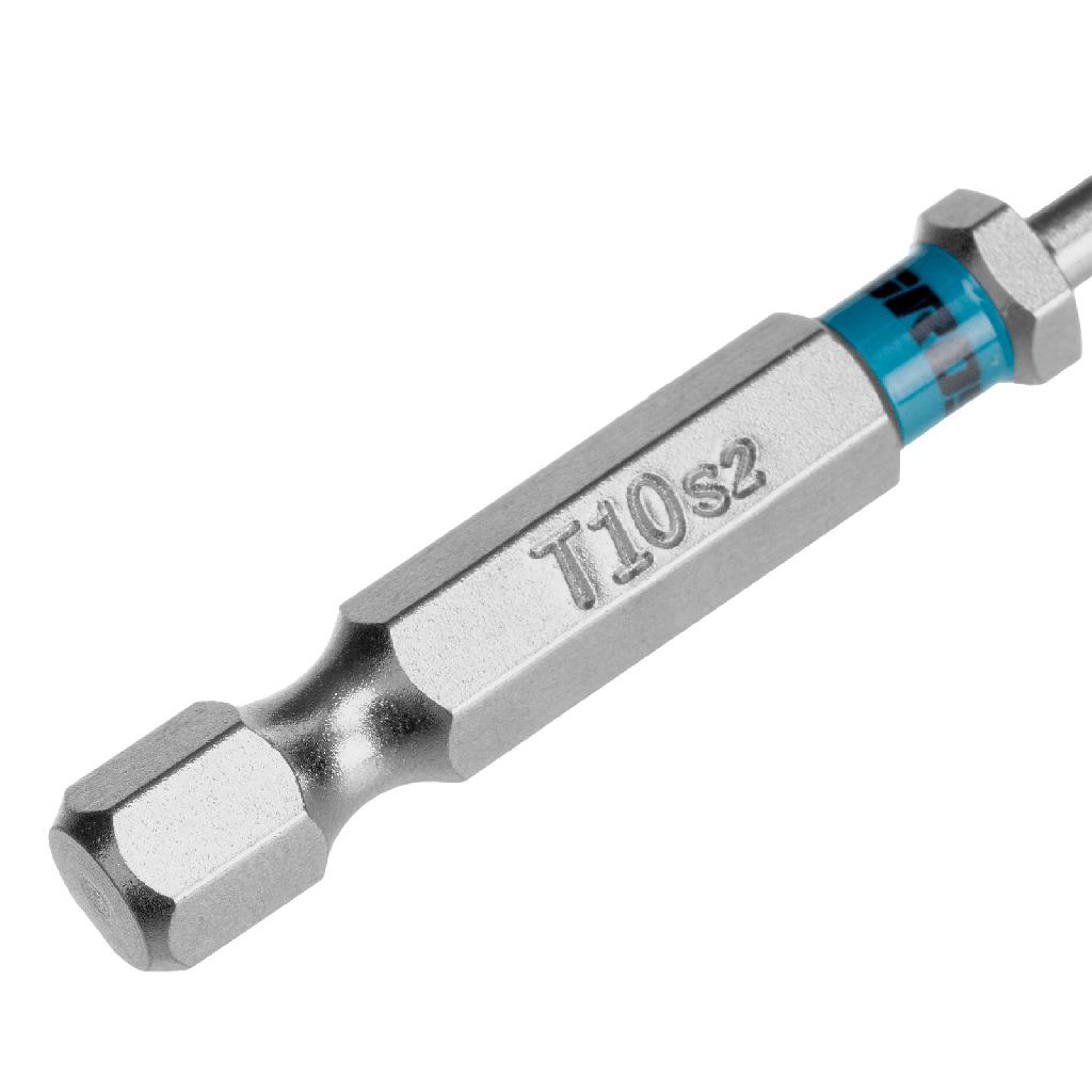 картинка Бита Torx 10х50мм, сталь S2, шестигр., 2 шт. Gross от ООО "Строительный Крепеж"