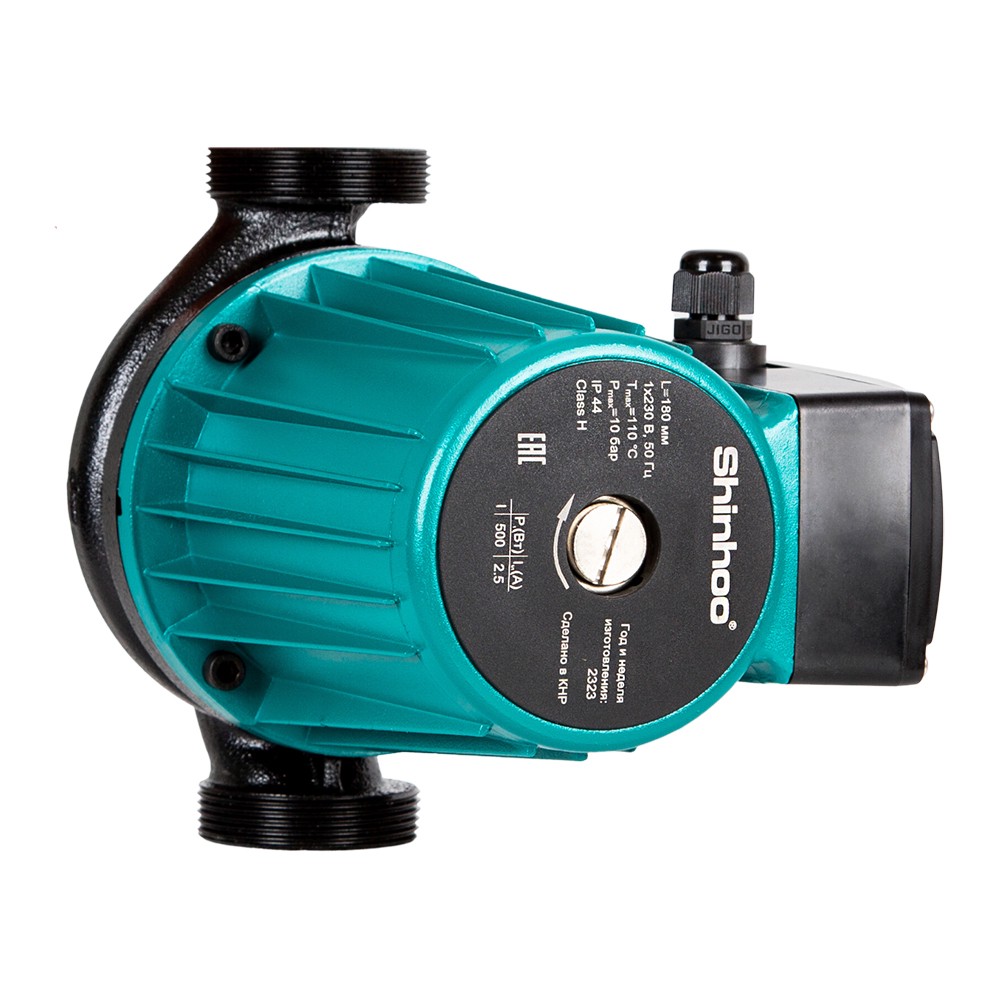 картинка Насос циркуляционный Shinhoo BASIC 25-12S 180 от ООО «Строительный крепеж»