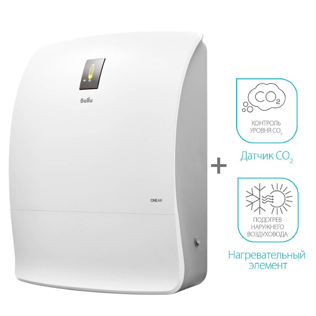 картинка Очиститель воздуха приточный Ballu ONEAIR ASP-200SPMAX от ООО «Строительный крепеж»
