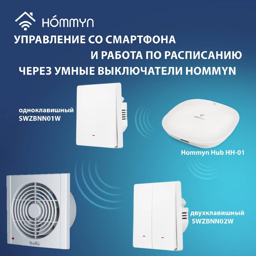 картинка Вентилятор вытяжной Ballu Power Flow PF-100T от ООО «Строительный крепеж»
