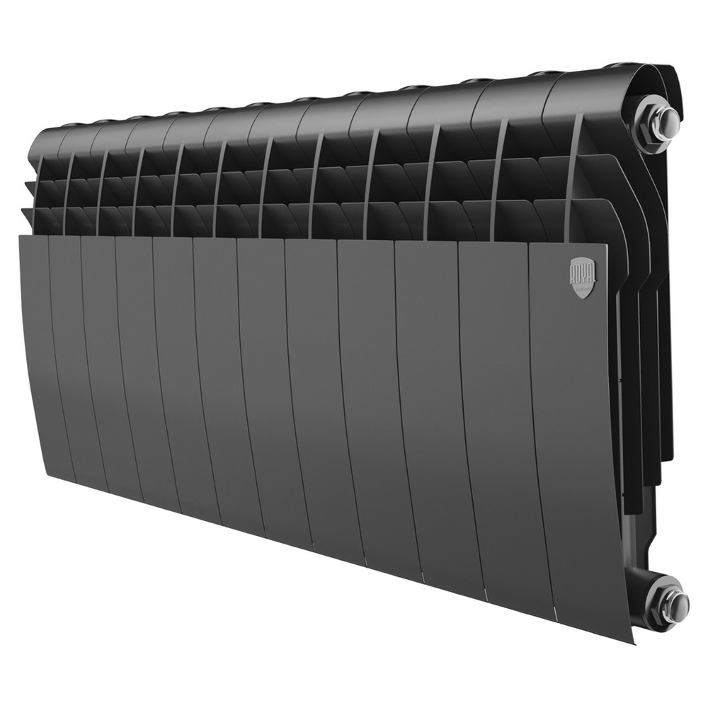 картинка Радиатор Royal Thermo BiLiner 350 /Noir Sable - 12 секц. от ООО «Строительный крепеж»