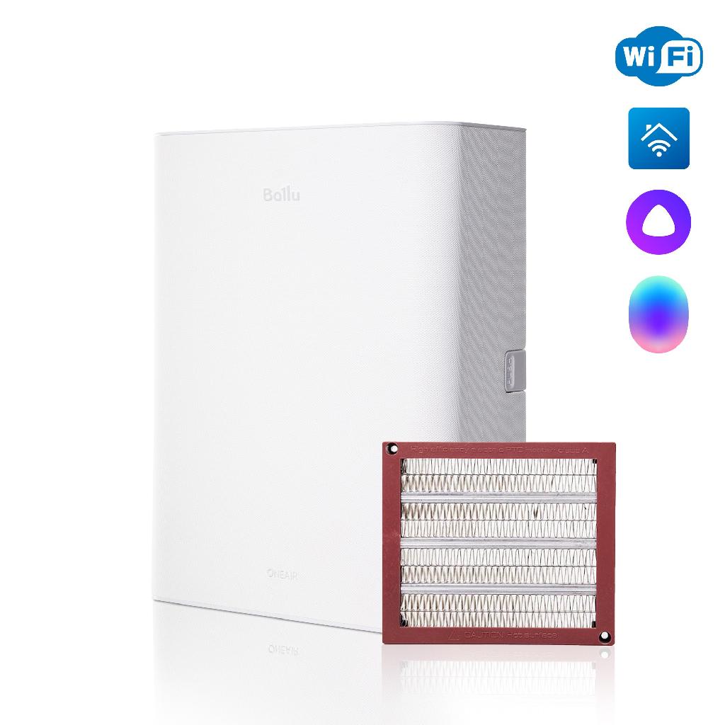 картинка Очиститель воздуха приточный Ballu ONEAIR ASP-100WH белый от ООО «Строительный крепеж»