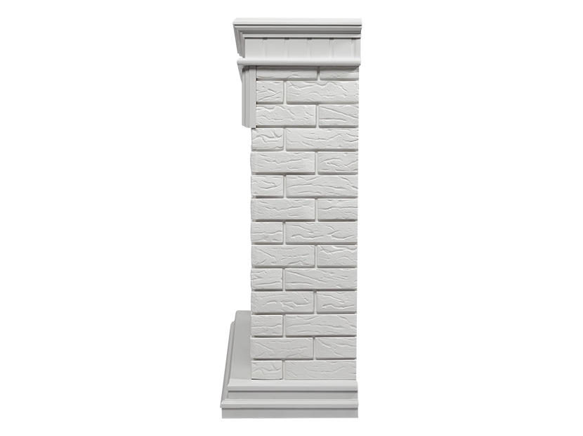 картинка Портал Firelight Bricks 25 камень белый, белая эмаль от ООО «Строительный крепеж»