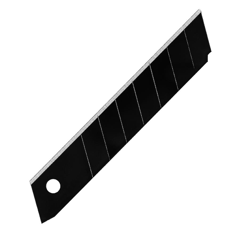 картинка Лезвия, 18 мм, сталь SK5, black, 10 шт Matrix от ООО "Строительный Крепеж"